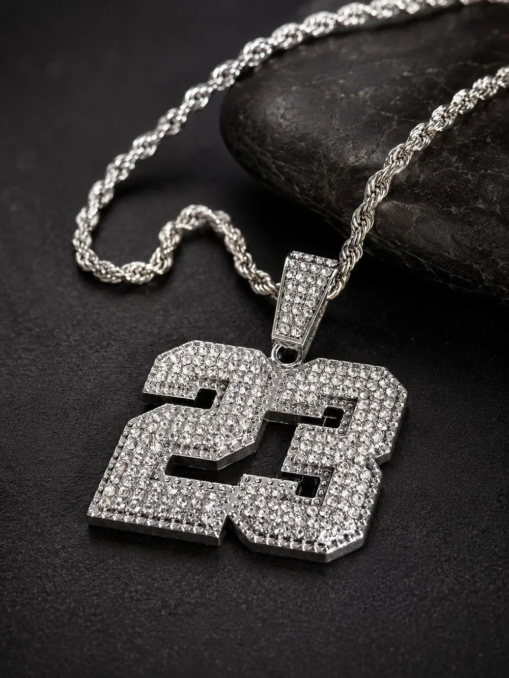 Iced Out Hip Hop 23 Necklace
